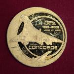 France Concorde Supersonic Aircraft First Flight Toulouse 1969–2003 Commemorative Medallion (70mm)