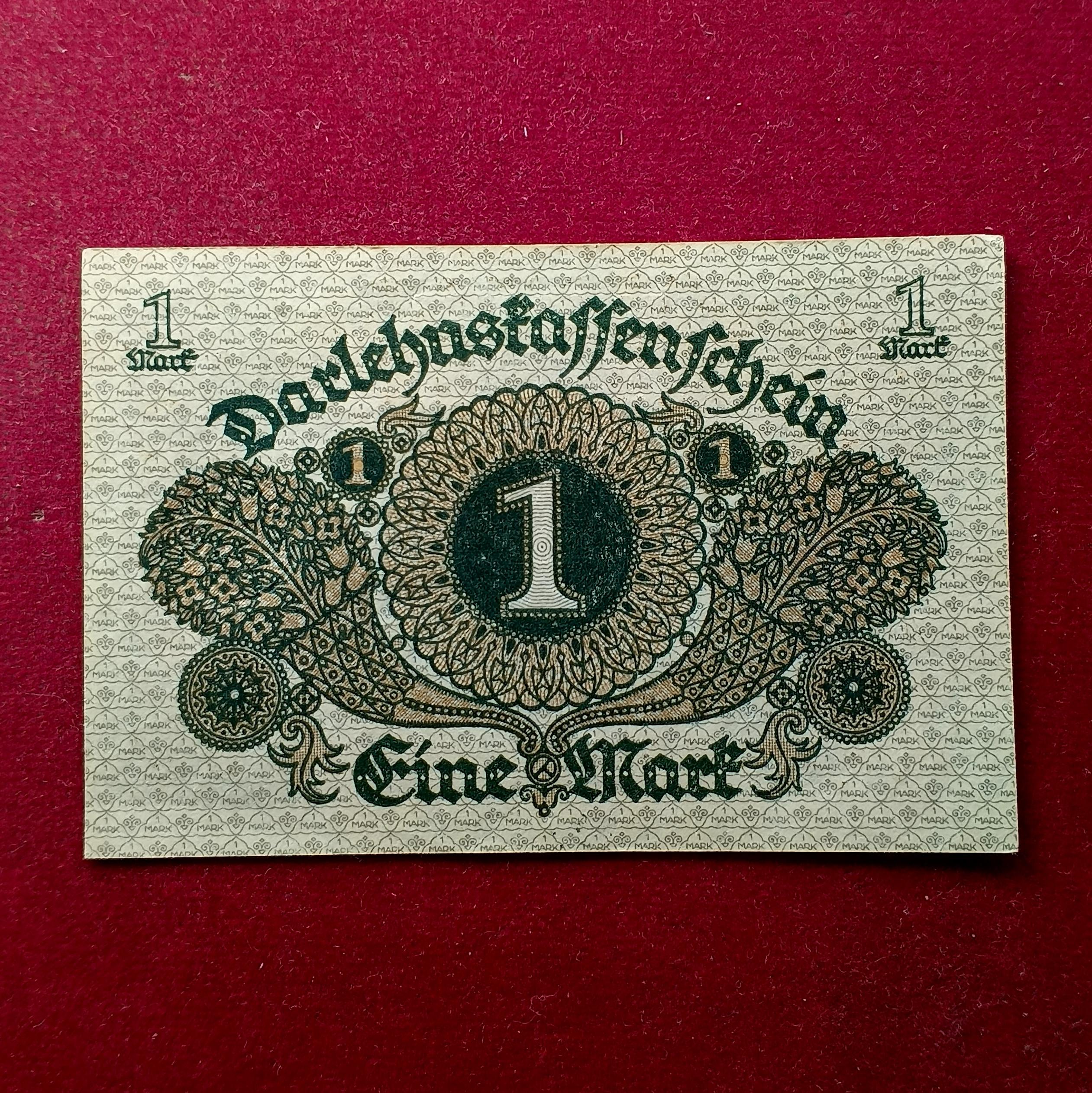 Germany 1 Mark Darlehnskassenschein 1920 Banknote