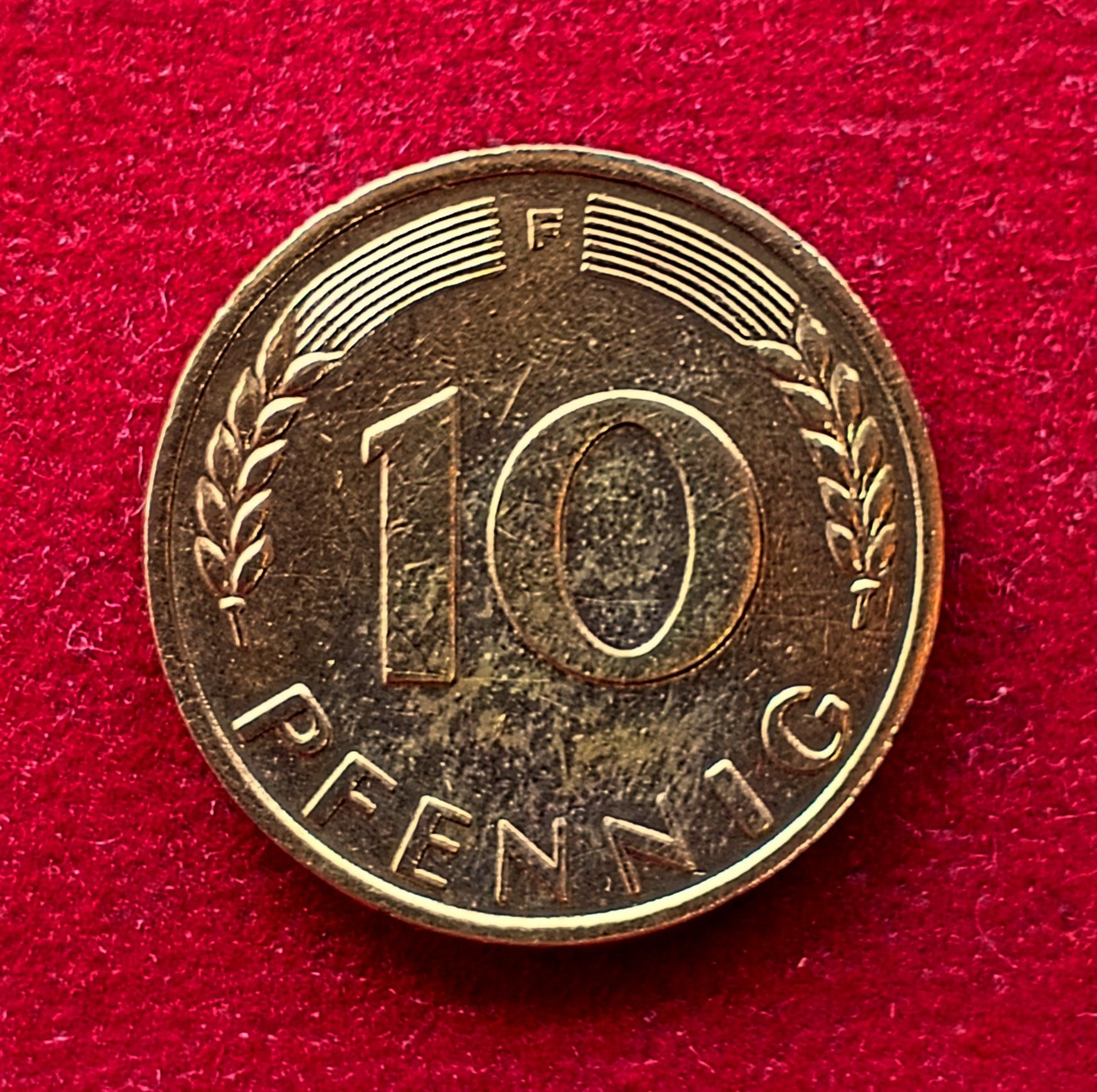 Germany 10 Pfennig 1950 Coin