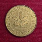 Germany 10 Pfennig 1974 Coin