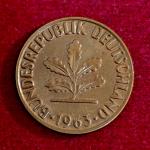 Germany 2 Pfennig 1963 Coin