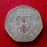 Ghana 200 Cedis 1998 Coin