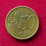 Greece 50 Euro Cents 2nd map 2002 Coin