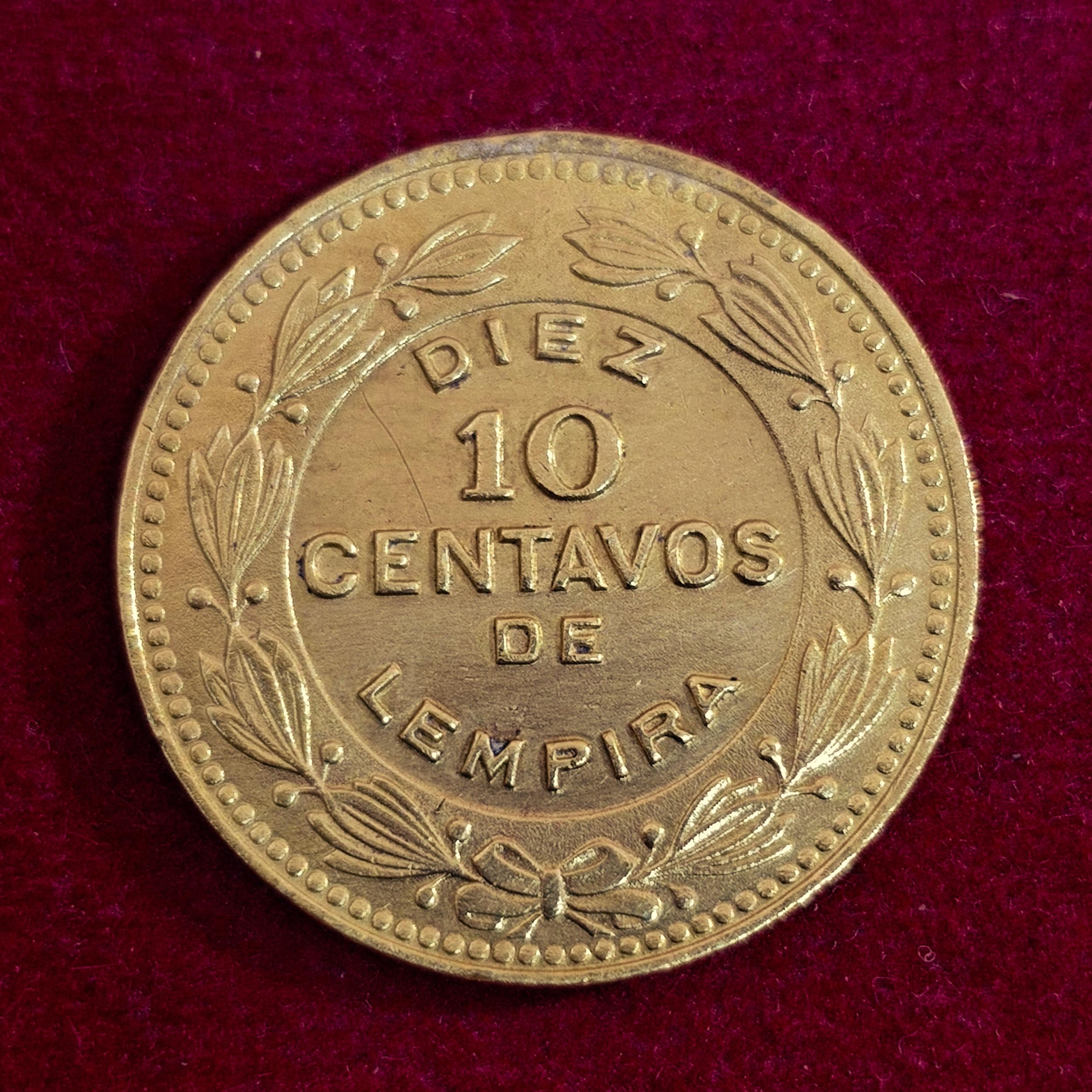 Honduras 10 Centavos 1976 Coin