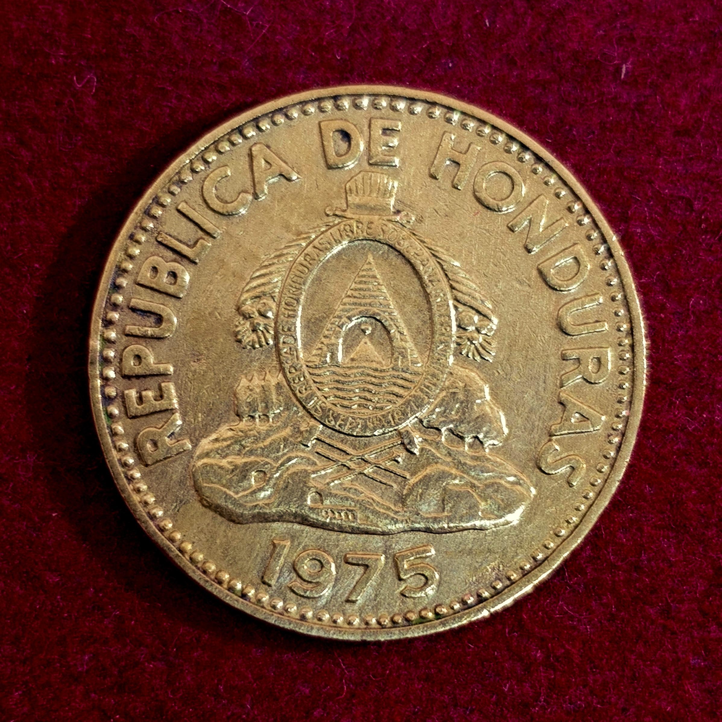 Honduras 5 Centavos non-magnetic 1975 Coin