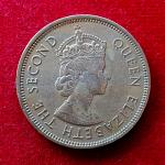 Hong Kong 1 Dollar - Elizabeth II 1970 Coin
