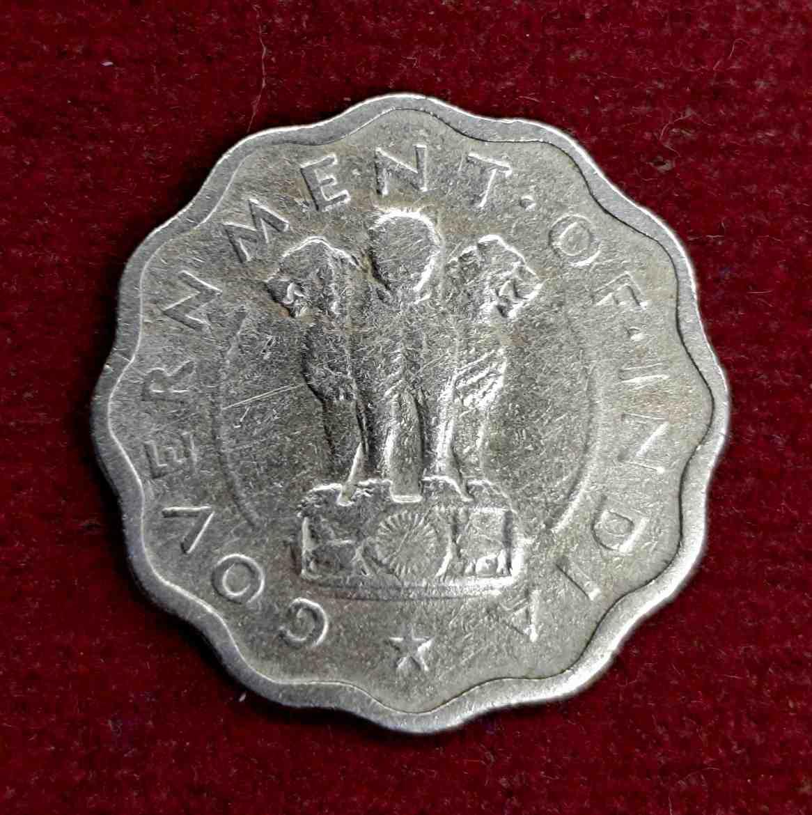 India 1 Anna 1950 Mumbai Mint Coin
