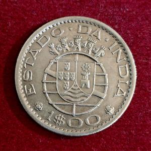India Portuguese 1 Escudo 1959 Coin