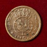 India Portuguese 1 Tanga 1952 Coin