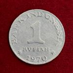 Indonesia 1 Rupiah 1970 Coin