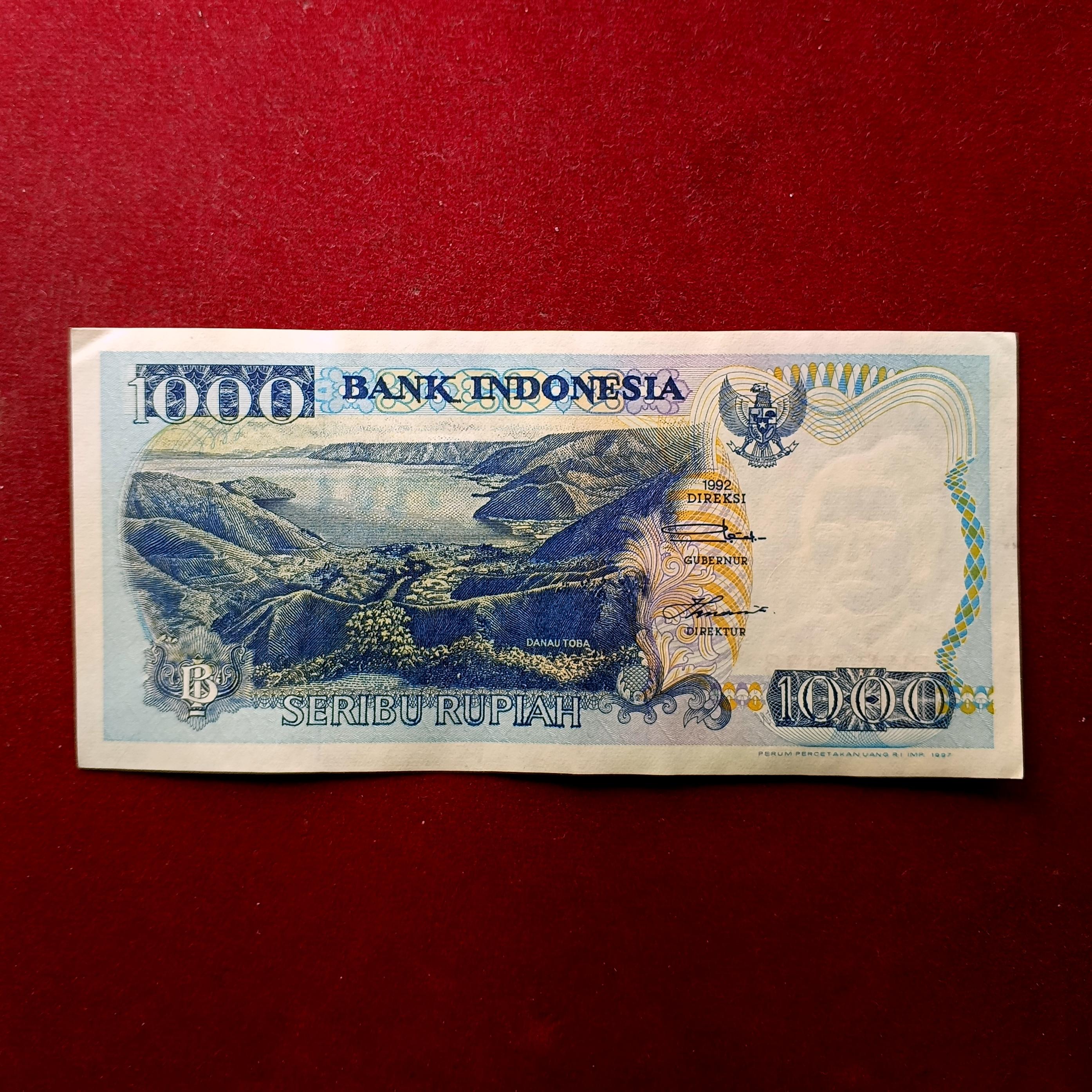 Indonesia 1000 Rupiah 1992 Banknote