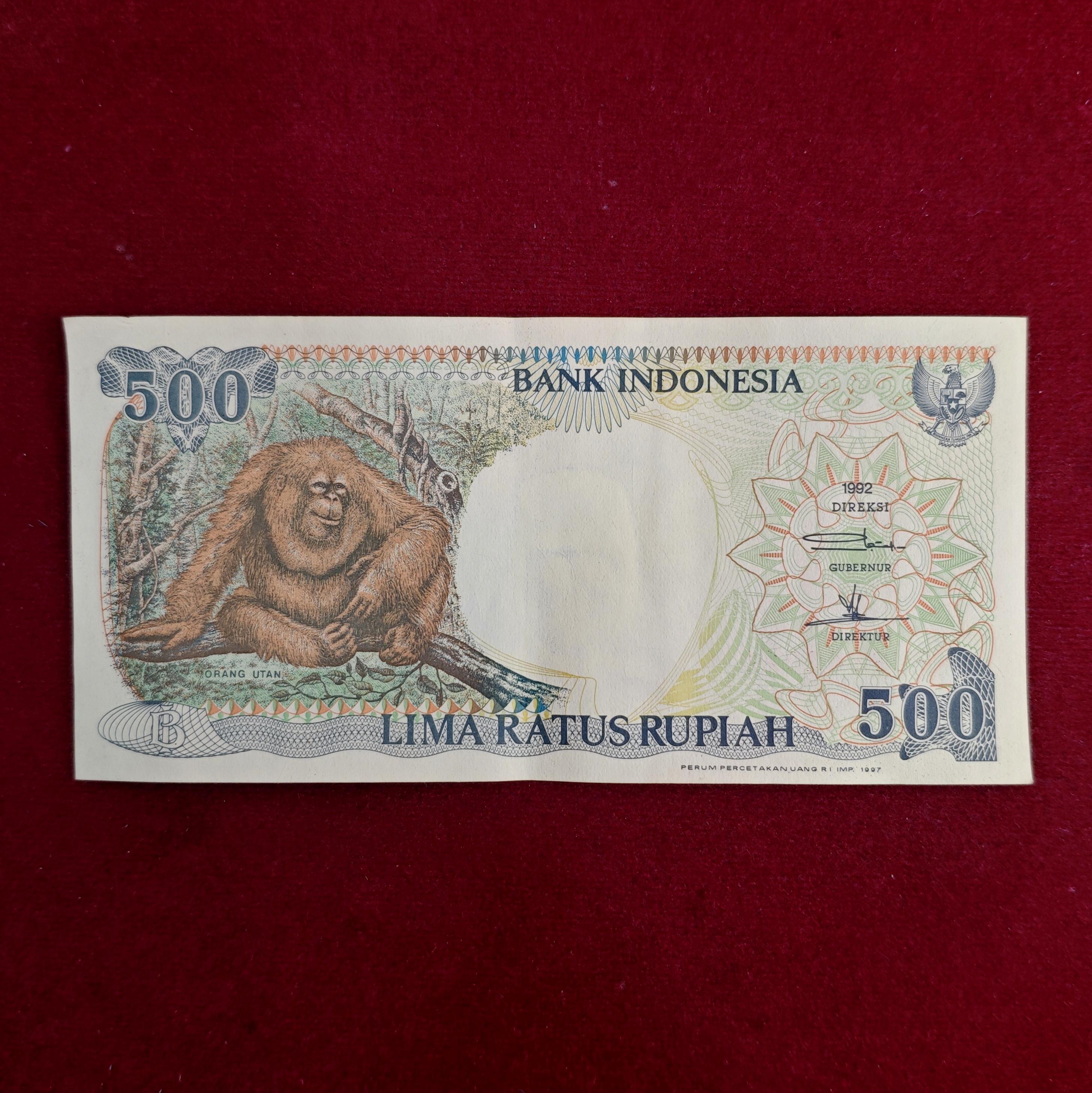 Indonesia 500 Rupiah 1992 Banknote