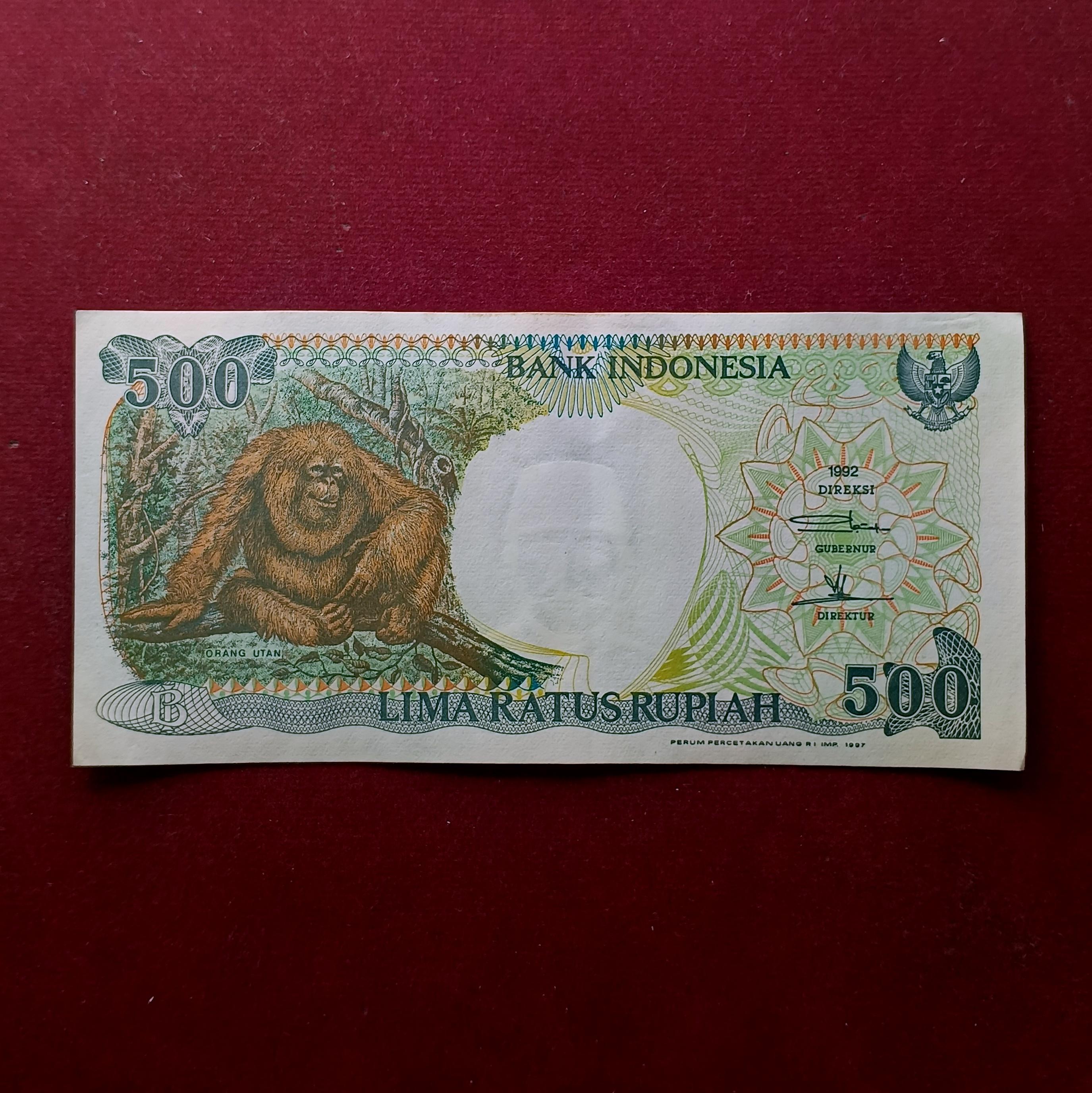 Indonesia 500 Rupiah 1992 Banknote