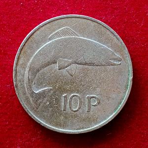 Ireland 10 Pence 1973 Coin