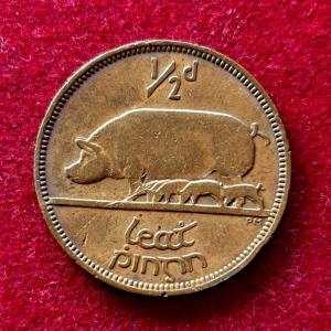 Ireland 1/2 Pingin 1937 Coin