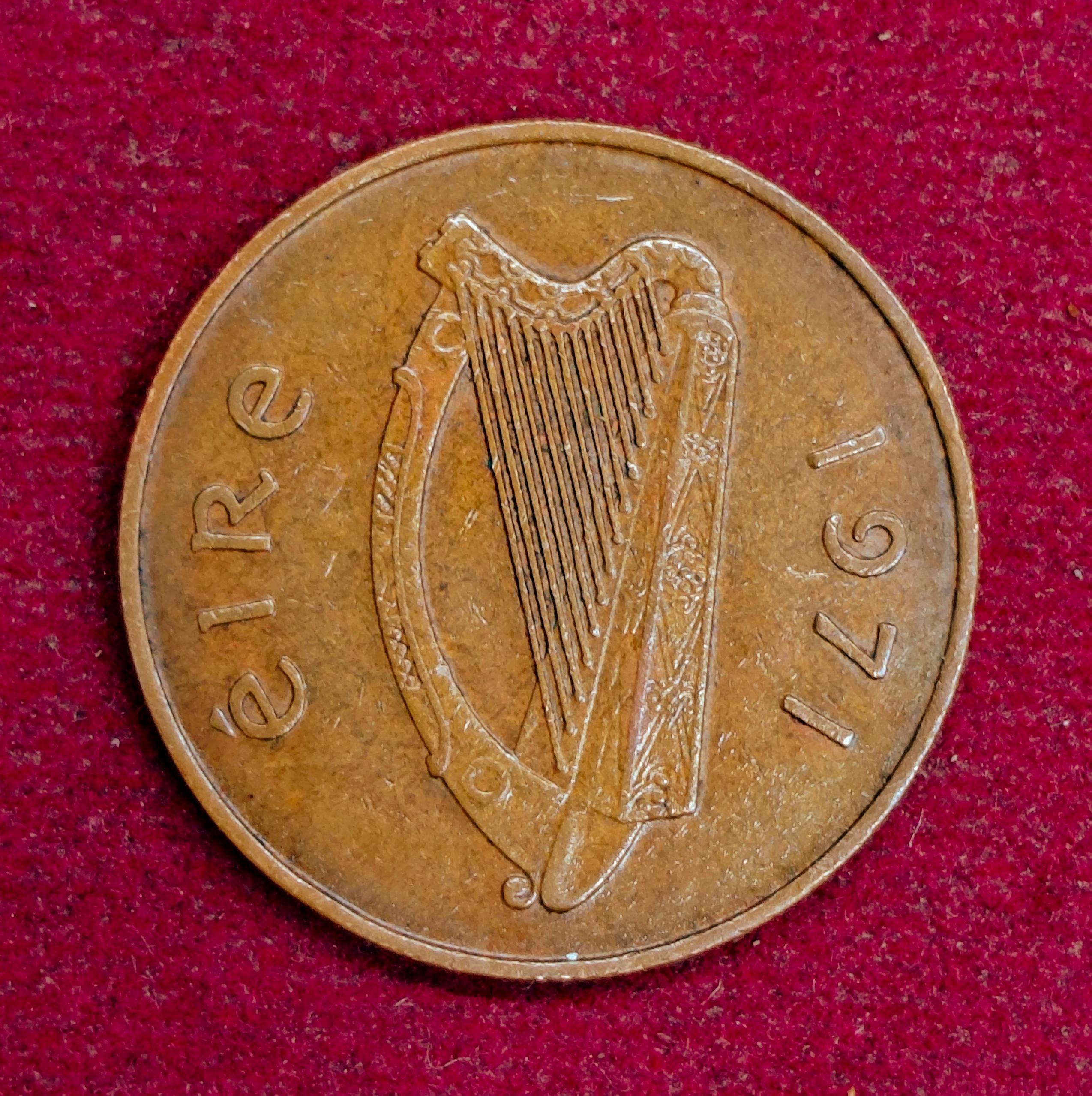 Ireland 2 Pence 1971 Coin