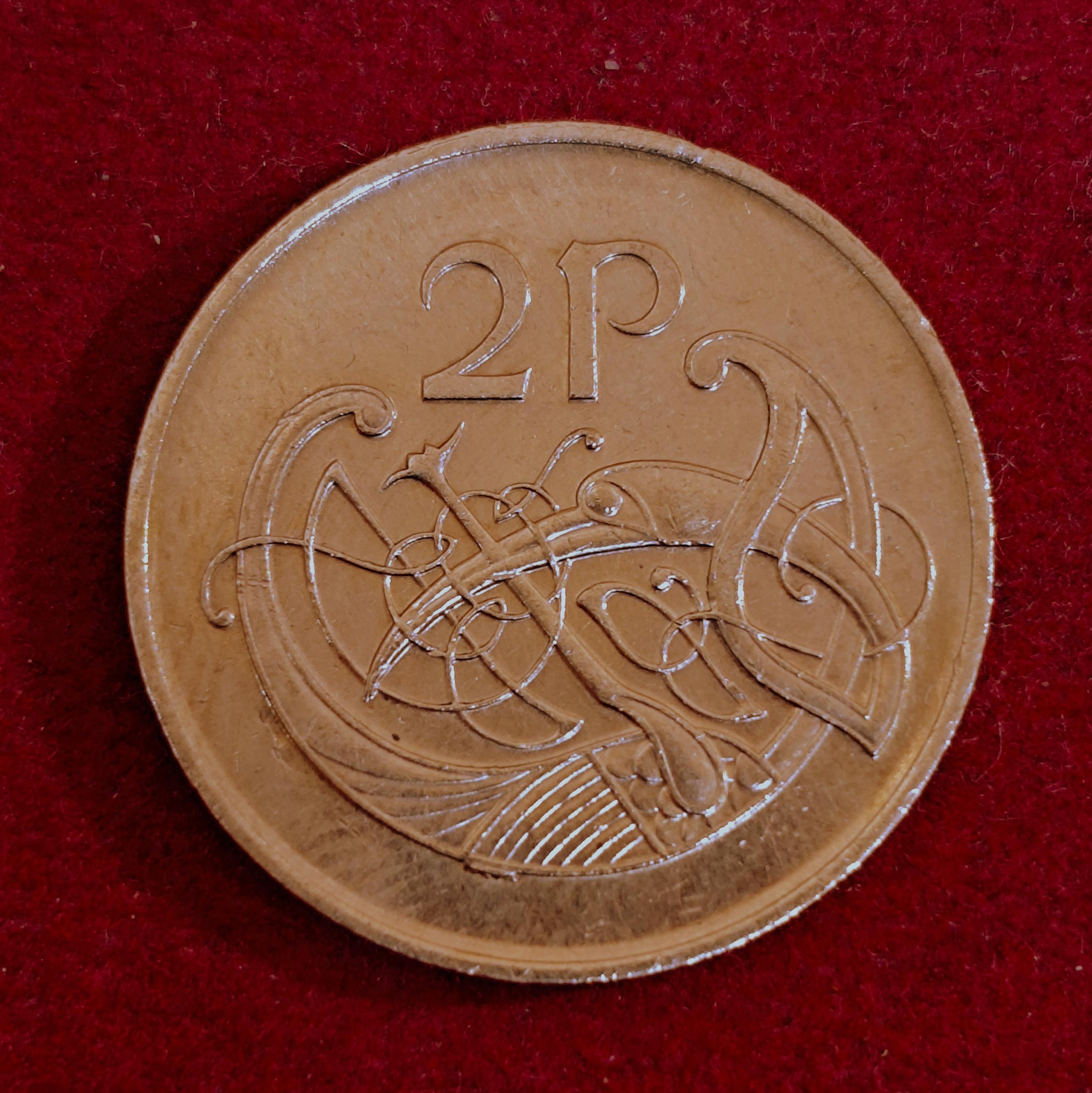 Ireland 2 Pence 1986 Coin