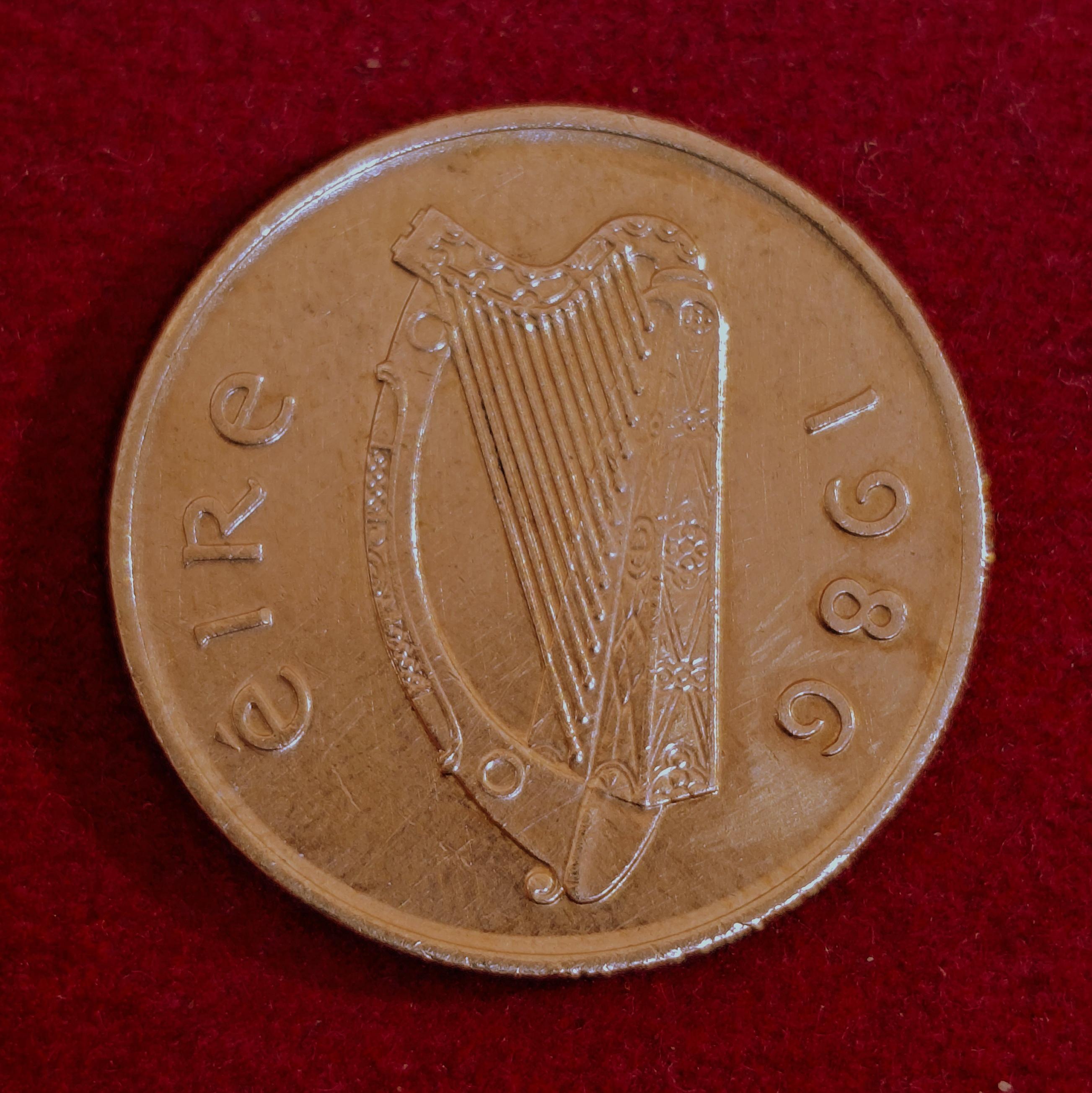 Ireland 2 Pence 1986 Coin