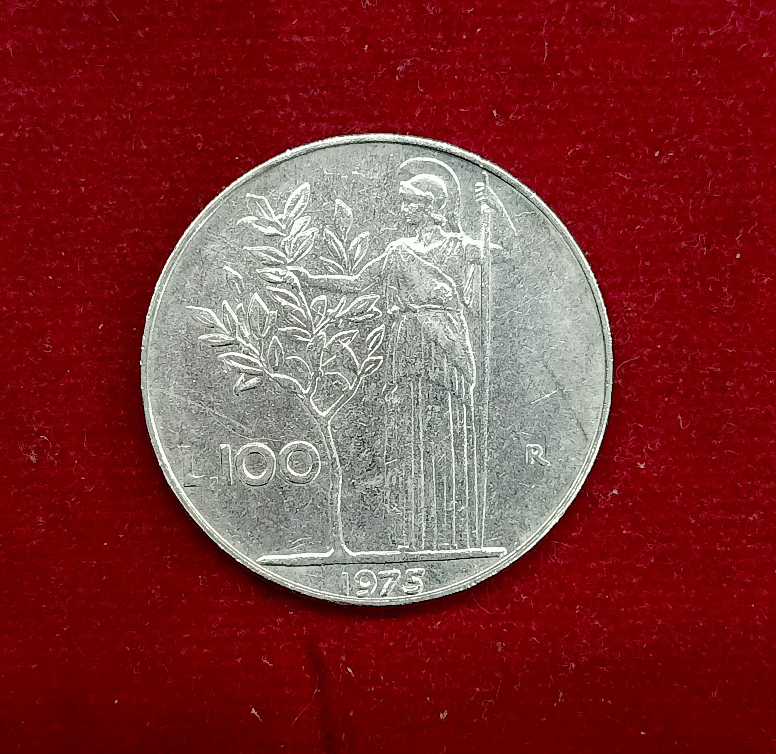 Italy 100 Lire 1975 Coin