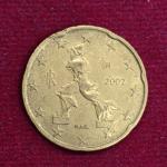 Italy 20 Euro Cent 1st map 2002 Coin