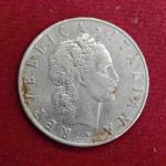 Italy 50 Lire 1954 Coin (Small Type)