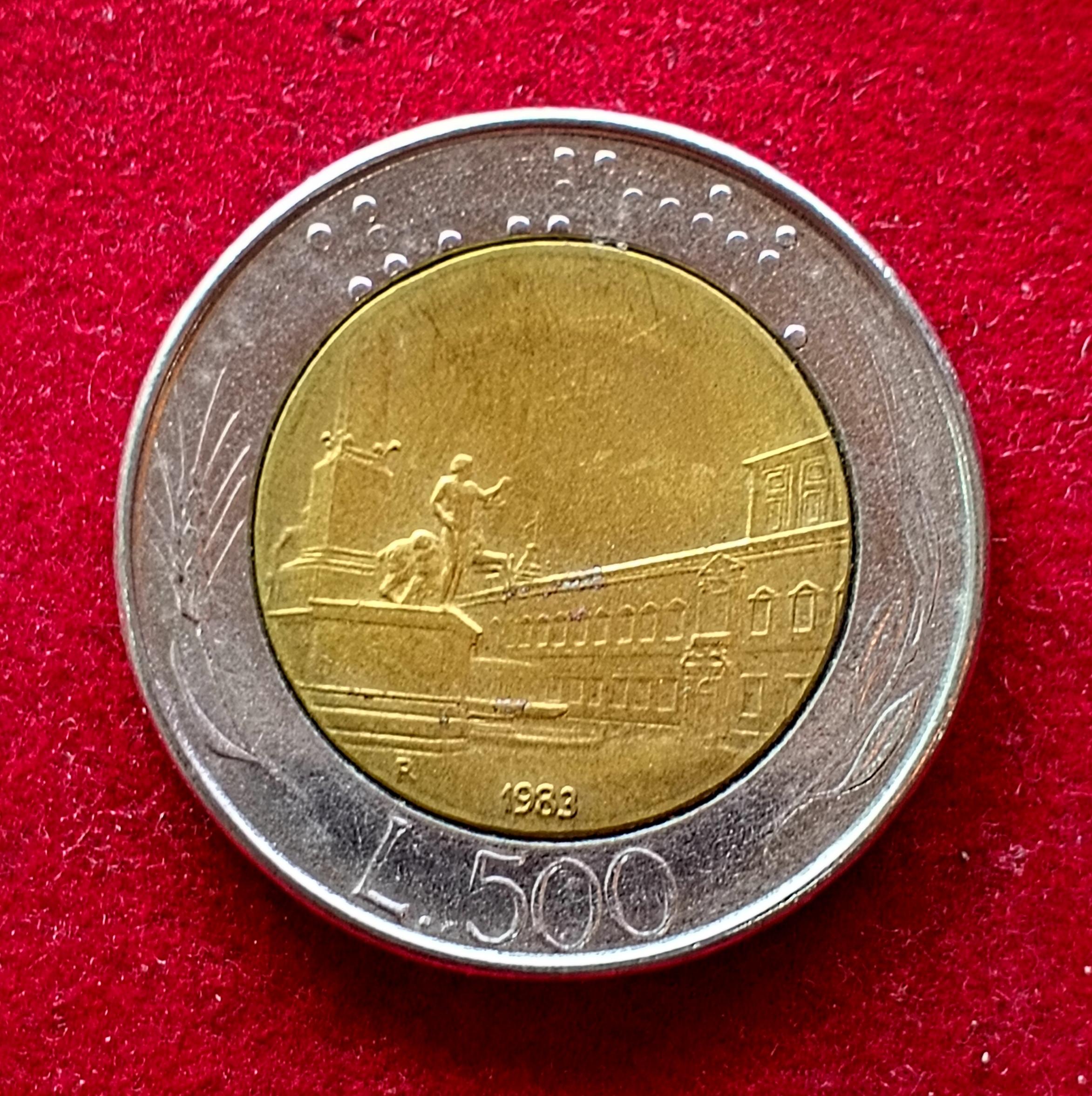Italy 500 Lire 1983 Coin
