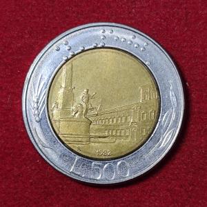 Italy 500 Lire 1982 Coin