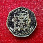 Jamaica 1 Dollar Heptagonal 1995 Coin