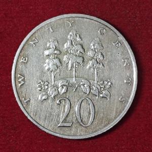 Jamaica 20 Cents 1987 Coin