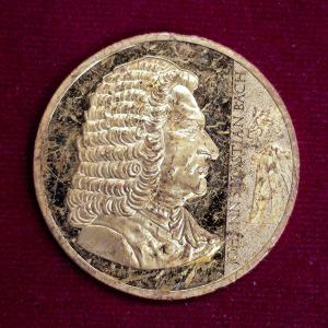 Johann Sebastian Bach Commemorative Medallion – German Classical Composer Tribute Coin (40mm)