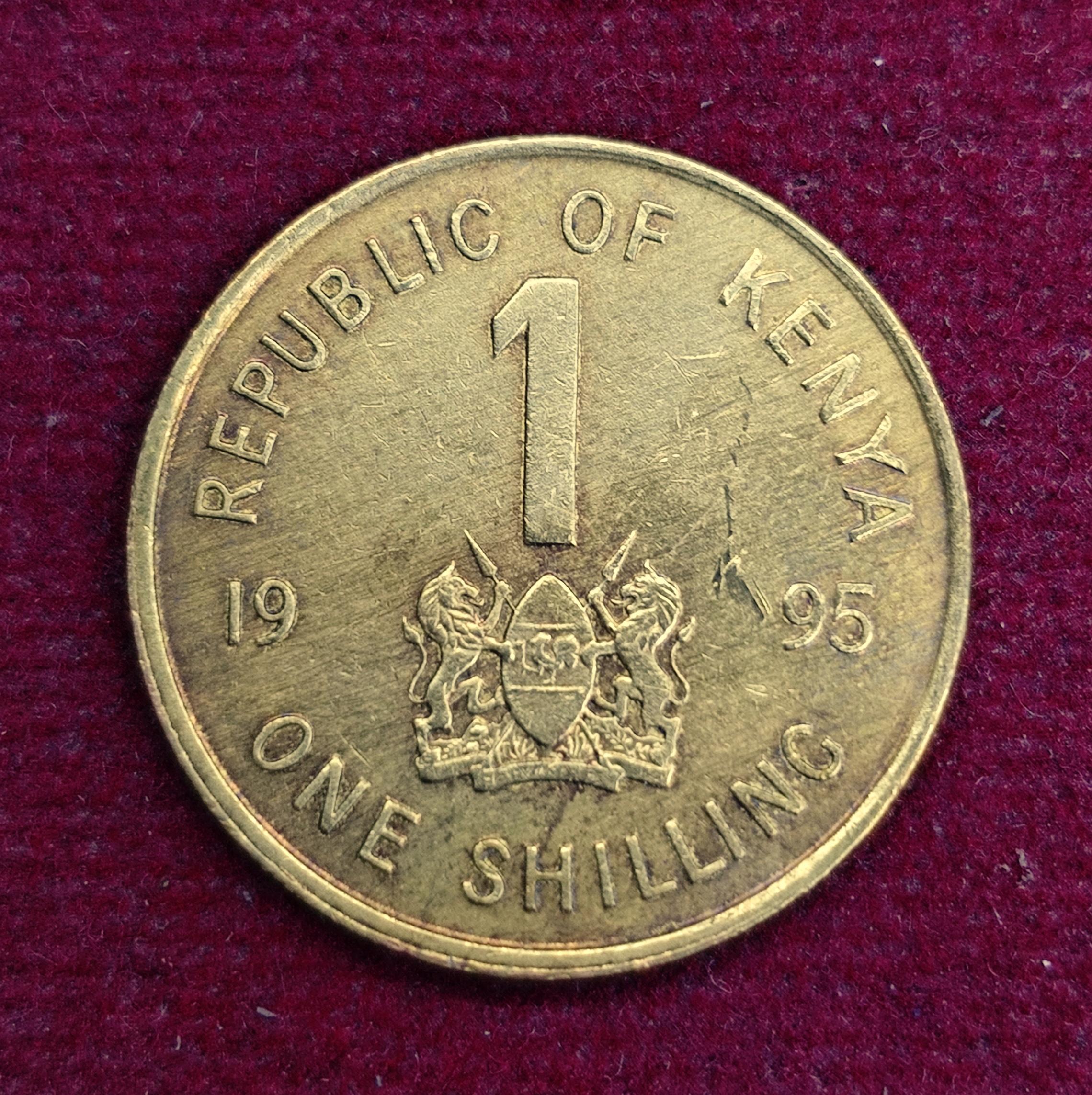Kenya 1 Shilling 1995 Coin