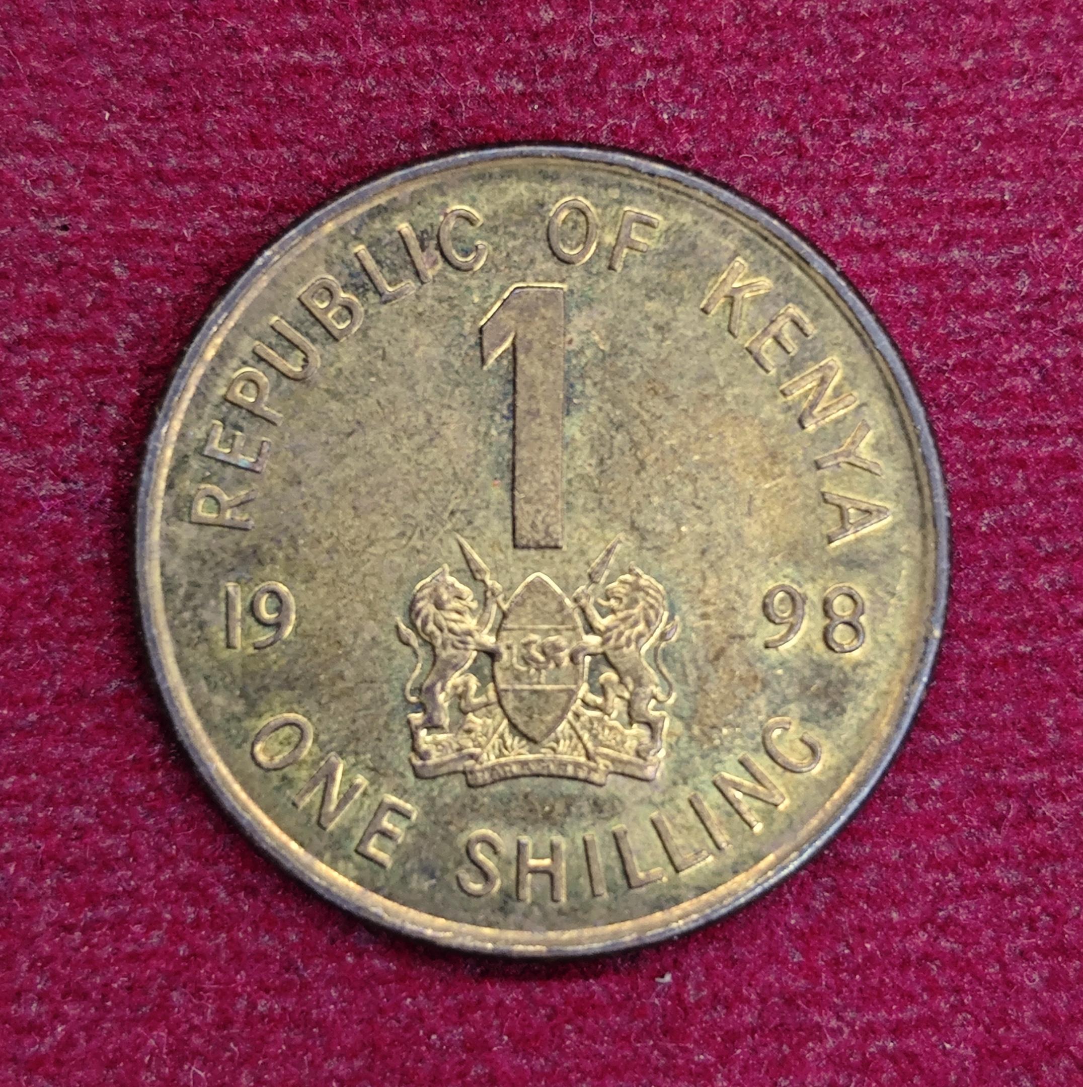 Kenya 1 Shilling 1998 Coin