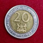 Kenya 20 Shillings 1998  Coin