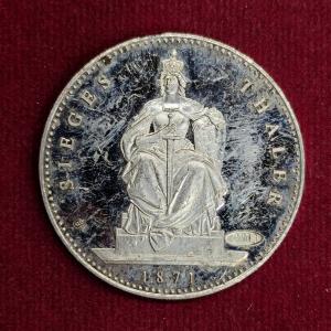 Kingdom of Prussia 1 Thaler – William I “”Siegestaler”” 1871 Commemorative Coin