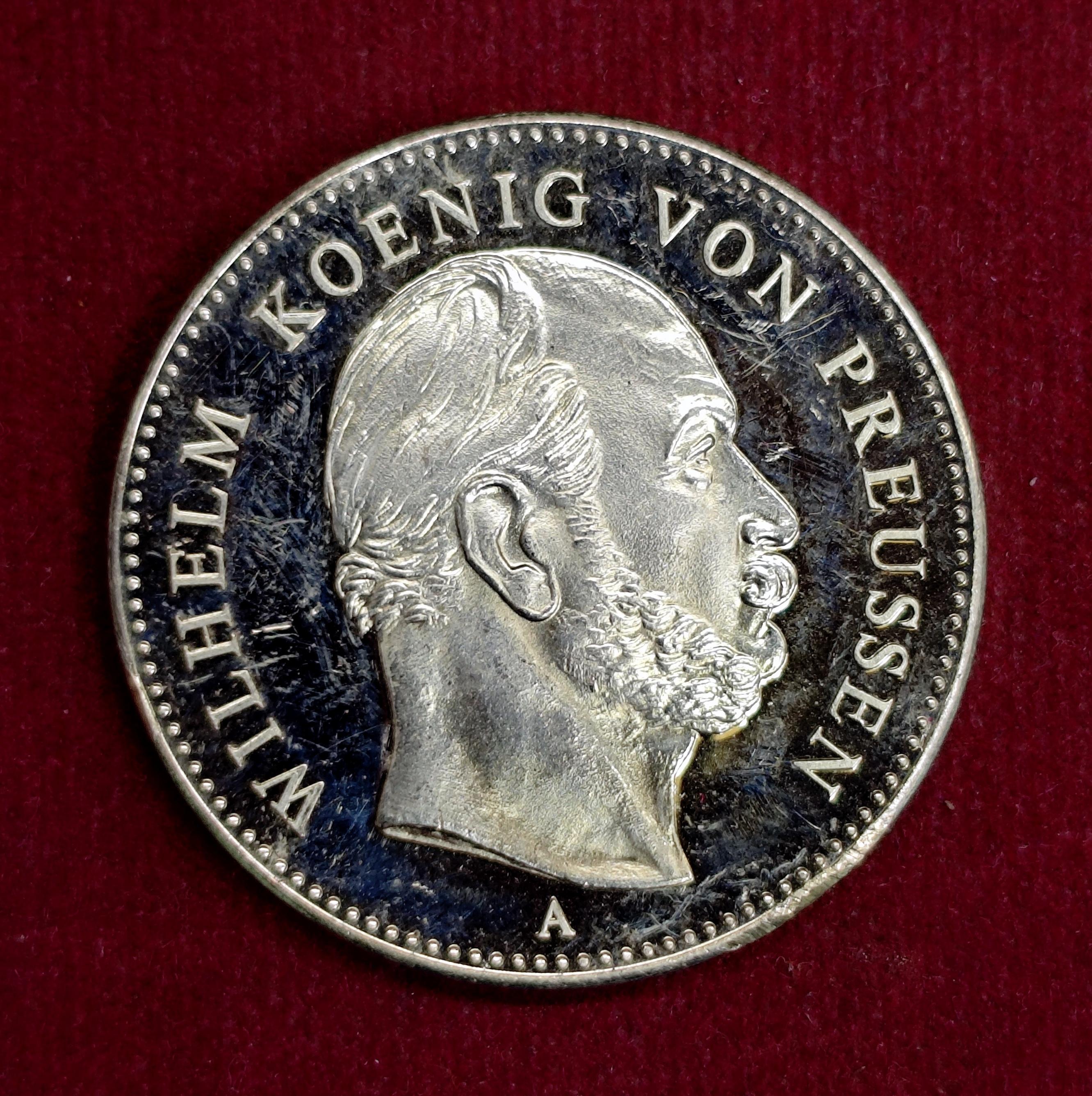 Kingdom of Prussia 1 Thaler – William I “”Siegestaler”” 1871 Commemorative Coin