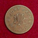 Kingdom of Travancore 8 Cash - Chithira Thirunal Bala Rama Varma II Coin