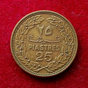 Lebanon 25 Piastres Coin