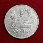Lithuania 2 Centai 1991 Coin