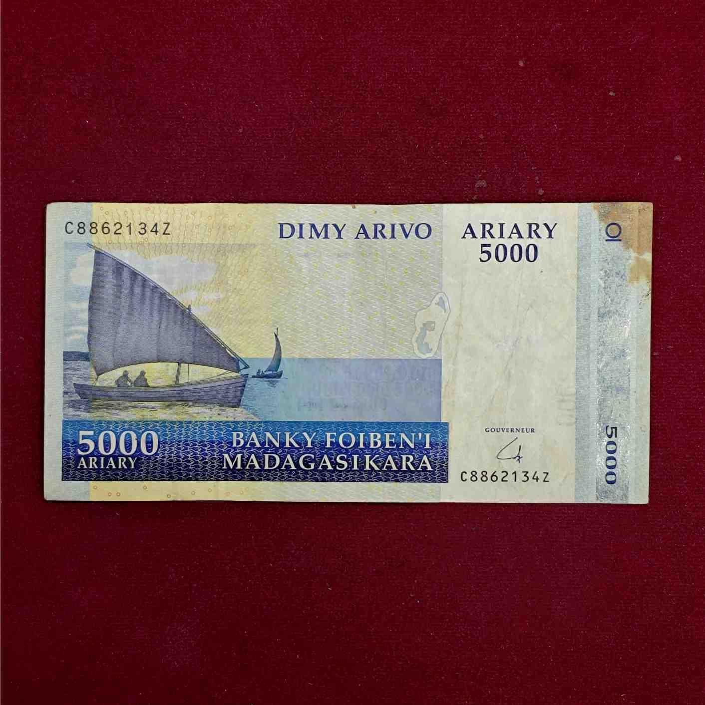 Madagascar 5000 Ariary Banknote