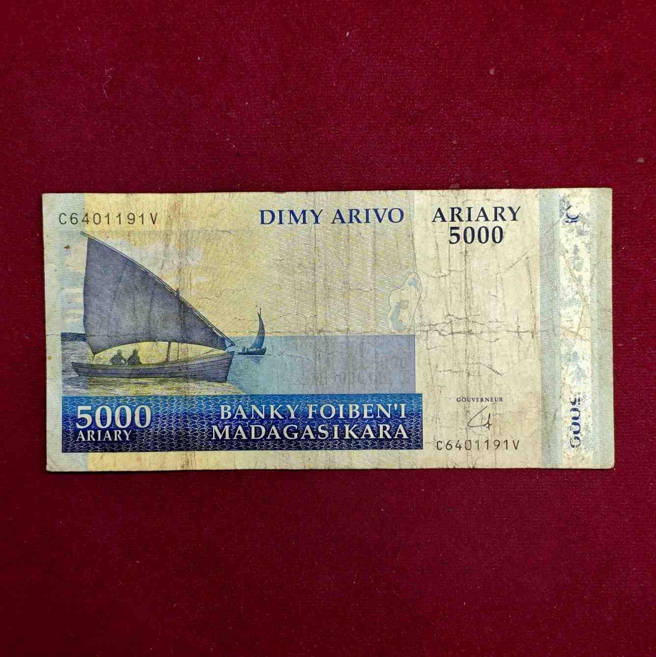 Madagascar 5000 Ariary Banknote