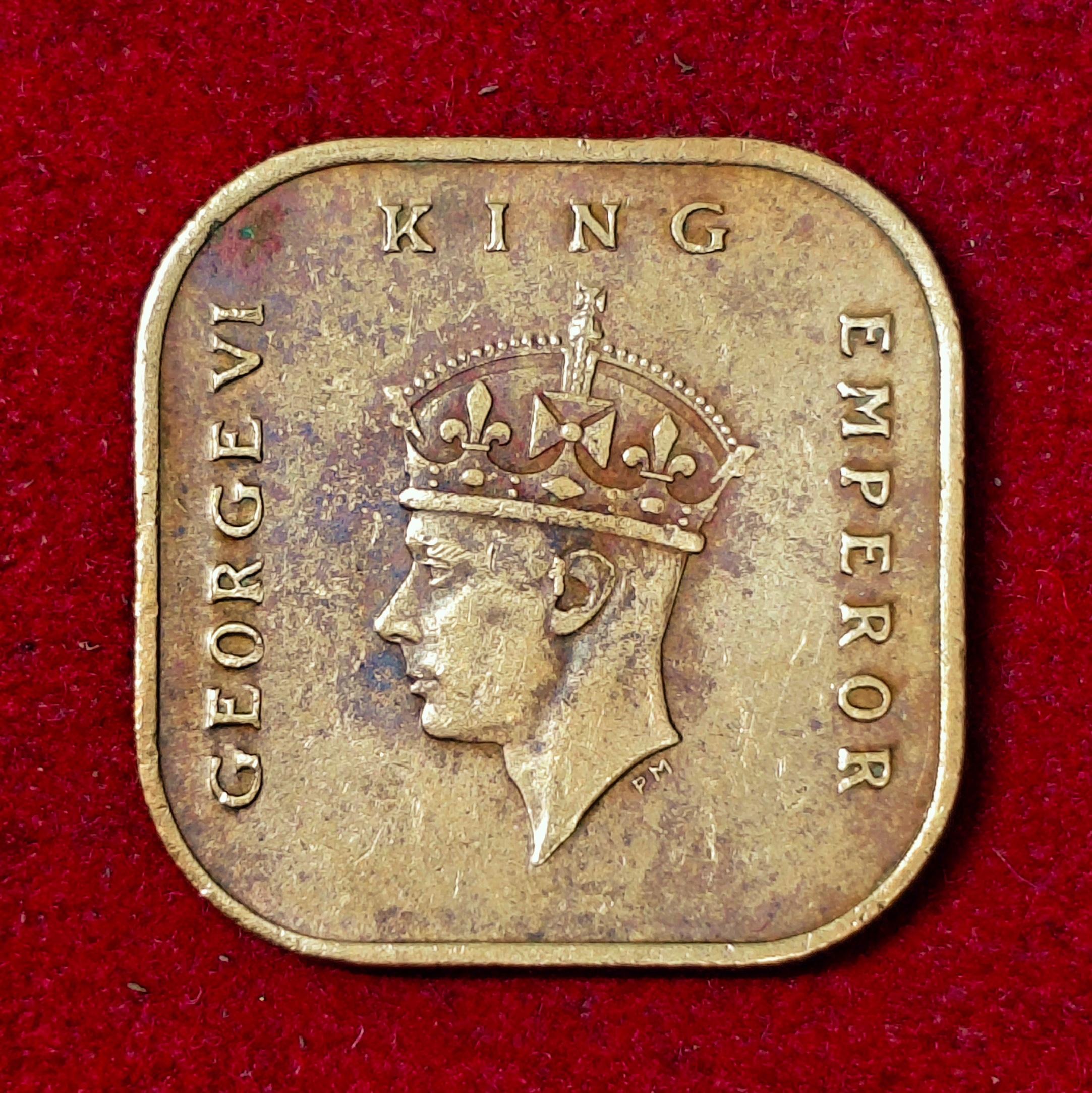 Malaya 1 Cent - George VI 1943 Coin