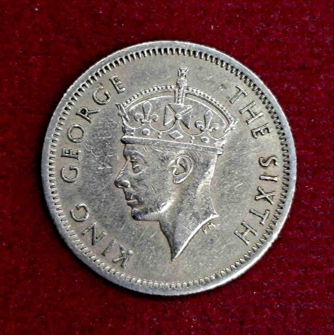 Malaya 10 Cents - George VI 1950 Coin