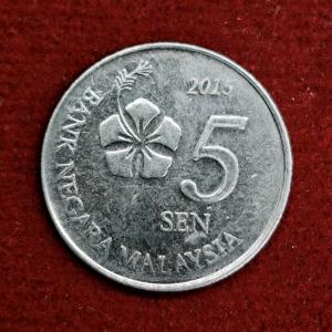 Malaysia 5 Sen 2015 Coin