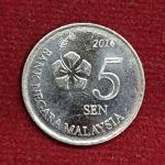 Malaysia 5 Sen 2016 Coin