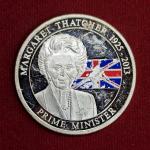 Margaret Thatcher 1925–2013 Prime Minister Commemorative Medallion – “The Greatest Britons” Collectible Coin (40mm)