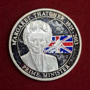 Margaret Thatcher 1925–2013 Prime Minister Commemorative Medallion – “The Greatest Britons” Collectible Coin (40mm)