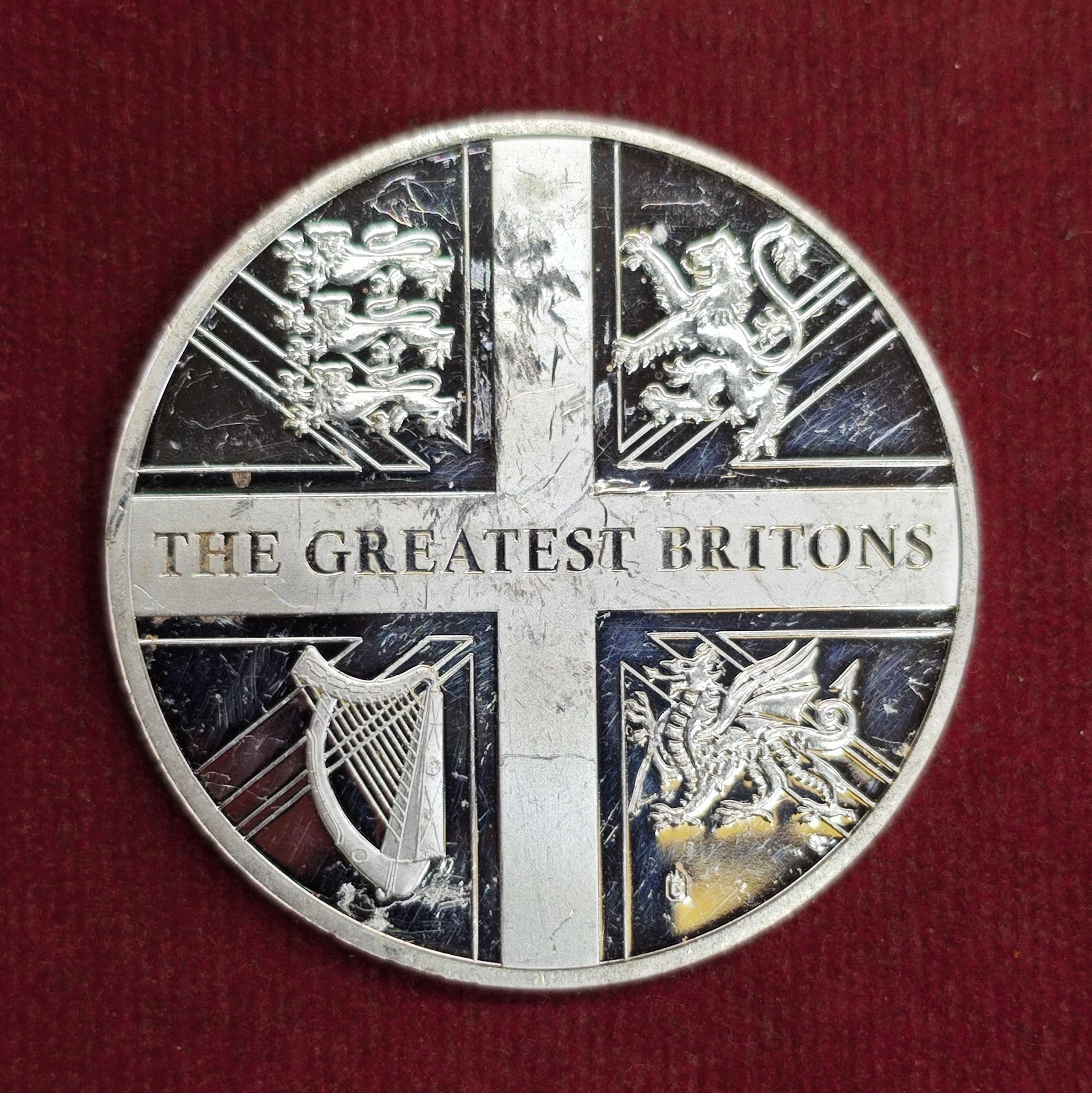 Margaret Thatcher 1925–2013 Prime Minister Commemorative Medallion – “The Greatest Britons” Collectible Coin (40mm)