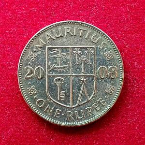 Mauritius 1 Rupee Elizabeth II 2008 Coin