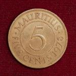 Mauritius 5 Cents - Elizabeth II 1978 Coin