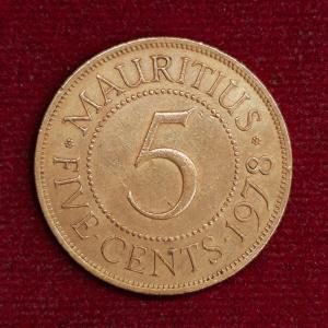 Mauritius 5 Cents - Elizabeth II 1978 Coin